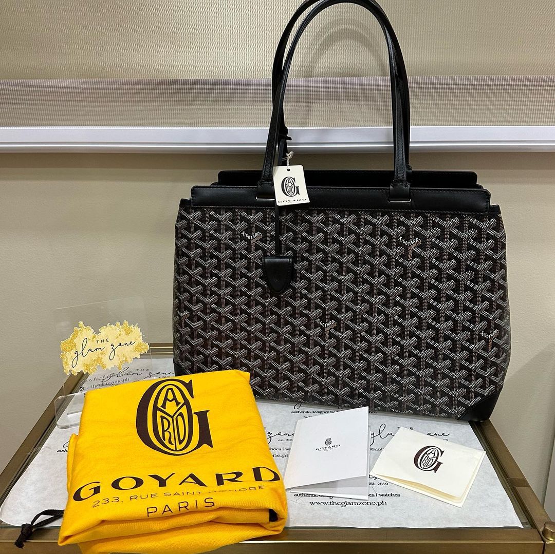 Brand New Goyard Black Bellechasse PM Black The Glam Zone PH