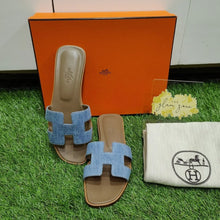 Load image into Gallery viewer, Oran Sandals (Denim, Size 36)