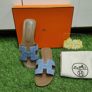 Oran Sandals (Denim, Size 36)