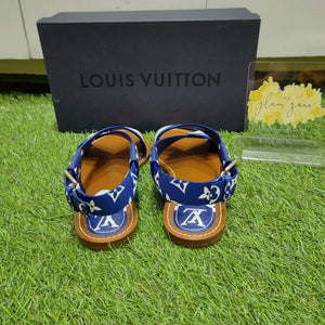 Louis Vuitton LV Sandal Escale Palma new Blue Leather (Blue)