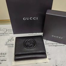 Load image into Gallery viewer, GUCCI Logo SOHO Trifold Wallet