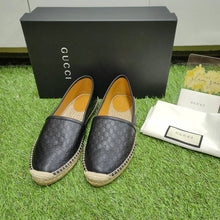 Load image into Gallery viewer, Gucci Signature Leather Espadrille