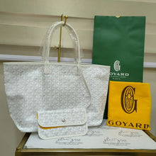 Load image into Gallery viewer, GOYARD Saint Louis PM Tote Bag Pouch White