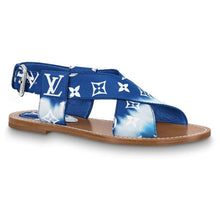 Load image into Gallery viewer, Louis Vuitton LV Sandal Escale Palma new Blue Leather (Blue)