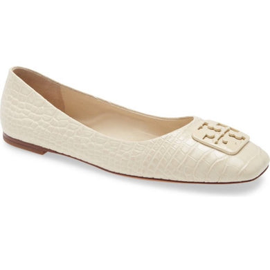 Georgia Ballet Flats (White)