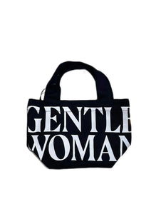 Gentlewoman Micro Canvas Tote Bag (Black)