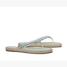 Load image into Gallery viewer, Ribbon Espadrille Thong Slippers