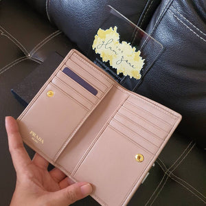 Nappa Gaufre Leather Wallet