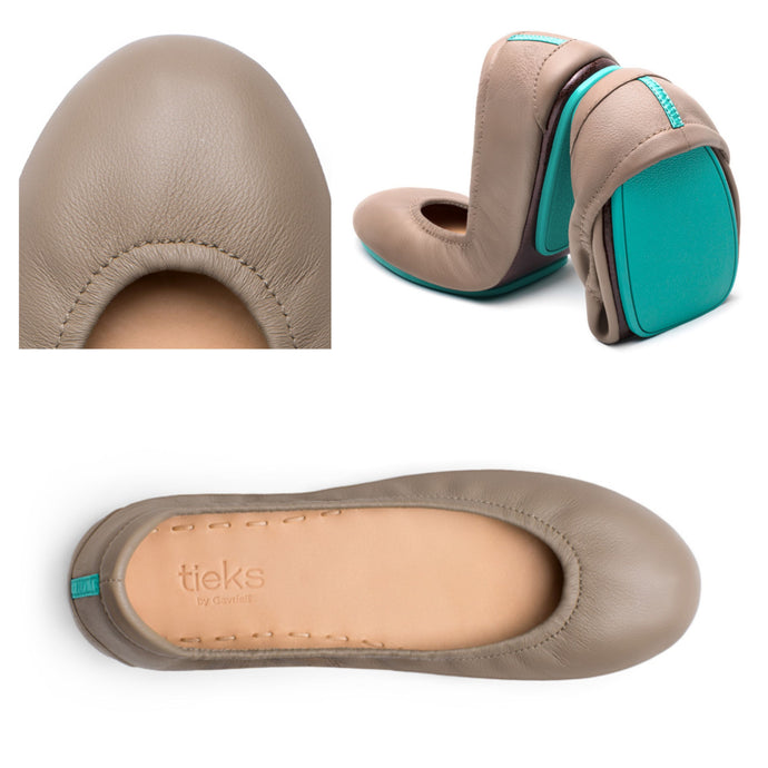 Tieks Ballet Flats (Taupe, US 7)