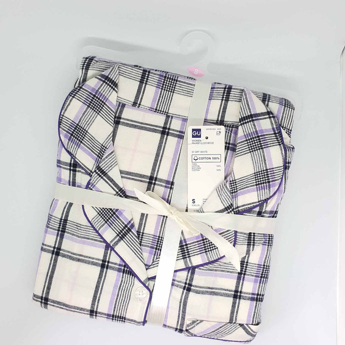 Checkered Cotton Pajama Set