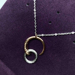 Infinity Zen Necklace Rose Gold