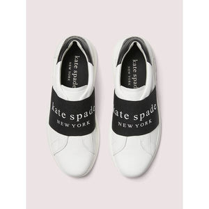 Kate Spade Lift Logo Sneakers (White/Black)