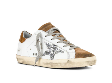 Golden Goose Sneakers (Tobacco Lizard Tab/Silver Star)