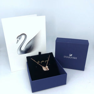 Facet Swan Necklace