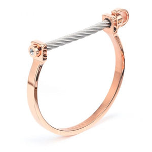 Pont D'Amour Bangle Rose Gold (Medium, 16.5cm)