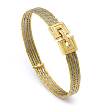 Load image into Gallery viewer, On hand. Biarritz Yellow Gold Bangle