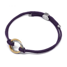 Load image into Gallery viewer, On hand. Marina Circle Rope Bracelet Purple