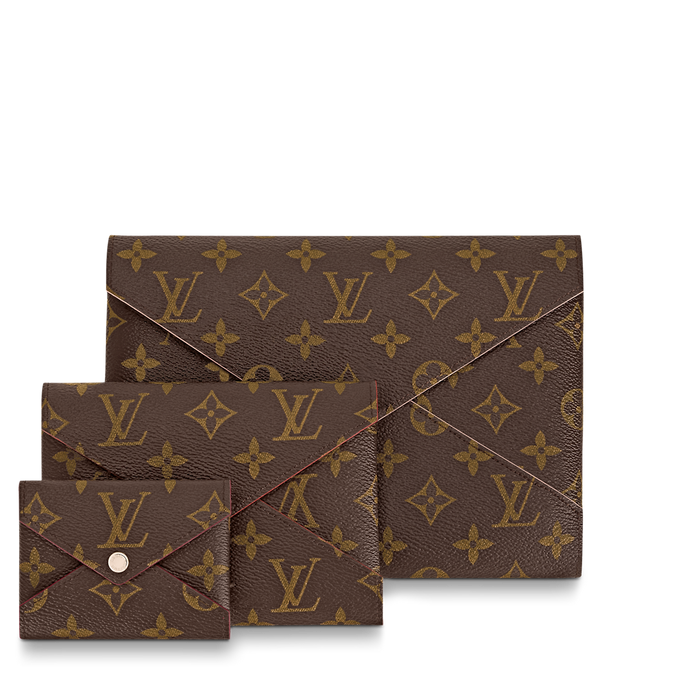 Louis Vuitton Leather Envelope Wallet Wallets for Women for sale