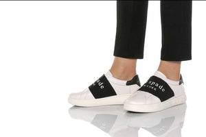 Kate Spade Lift Logo Sneakers (White/Black)