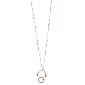 Infinity Zen Necklace Rose Gold